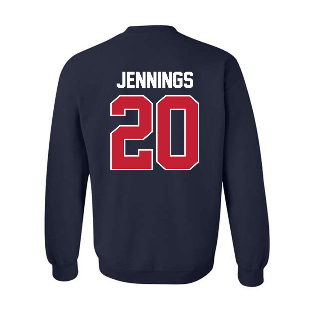 Arizona - NCAA Softball : Tele Jennings - Sports Shersey Crewneck Sweatshirt-1