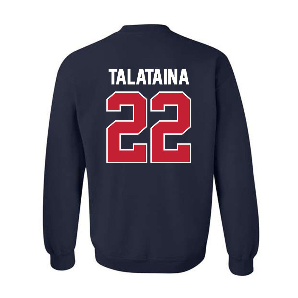 Arizona - NCAA Softball : Sinalei Talataina - Sports Shersey Crewneck Sweatshirt-1