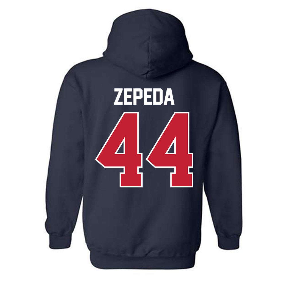 Arizona - NCAA Softball : Camila Zepeda - Sports Shersey Hooded Sweatshirt-1