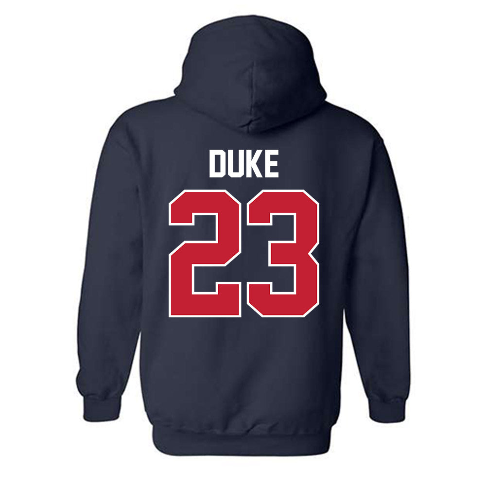 Arizona - NCAA Softball : Shyanne Duke - Sports Shersey Hooded Sweatshirt-1
