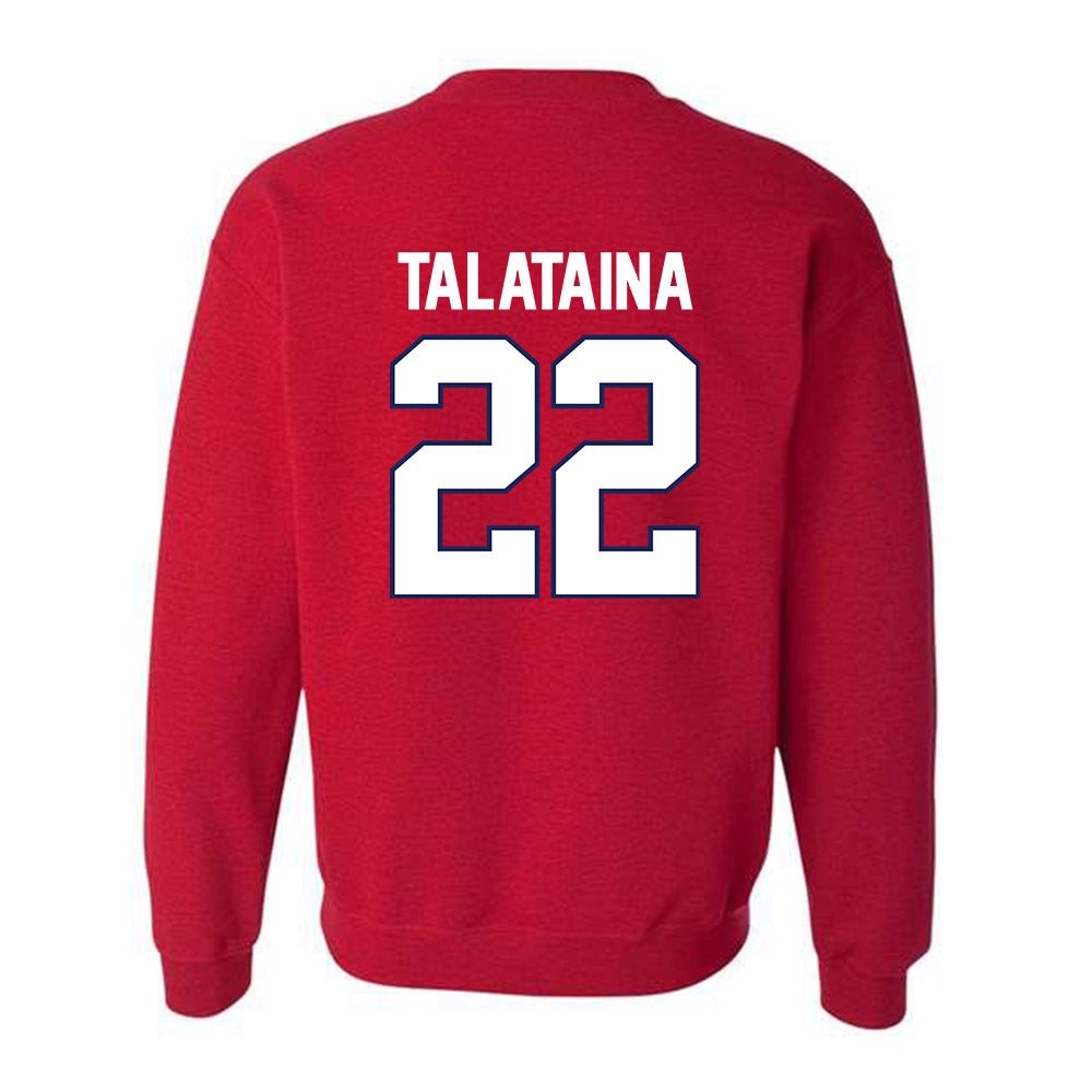 Arizona - NCAA Softball : Sinalei Talataina - Sports Shersey Crewneck Sweatshirt-1
