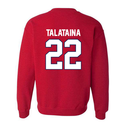 Arizona - NCAA Softball : Sinalei Talataina - Sports Shersey Crewneck Sweatshirt-1