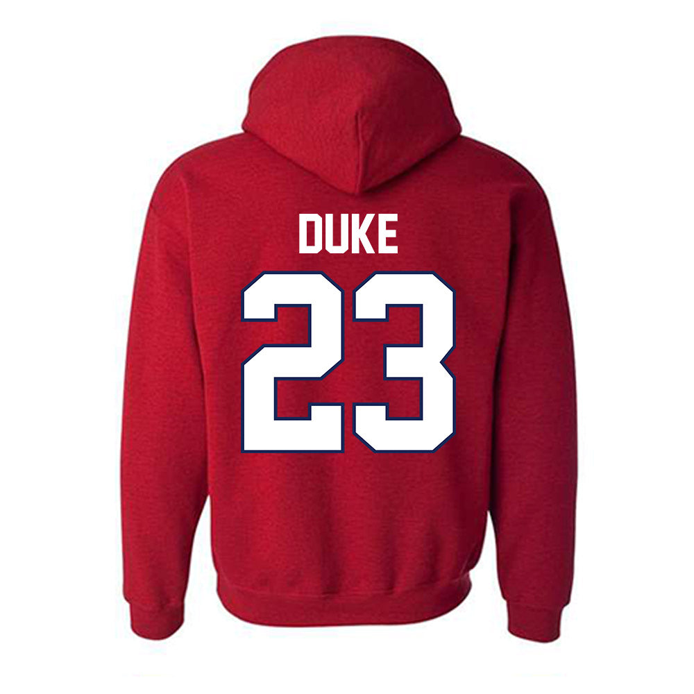 Arizona - NCAA Softball : Shyanne Duke - Sports Shersey Hooded Sweatshirt-1