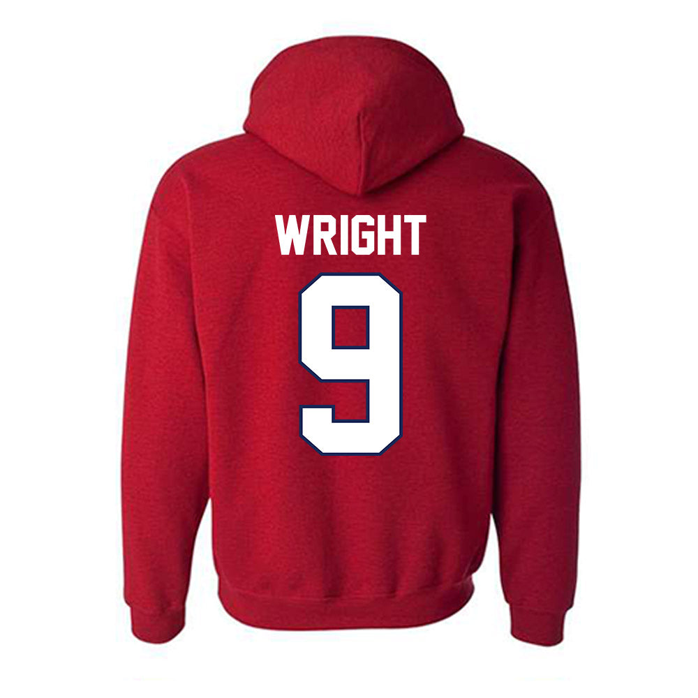 Arizona - NCAA Softball : Sarah Wright - Sports Shersey Hooded Sweatshirt-1