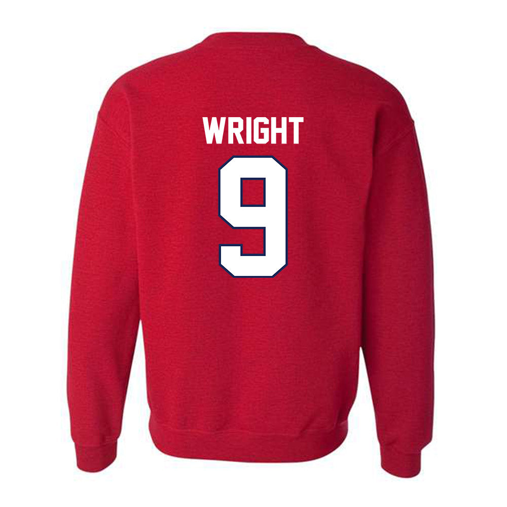 Arizona - NCAA Softball : Sarah Wright - Sports Shersey Crewneck Sweatshirt-1
