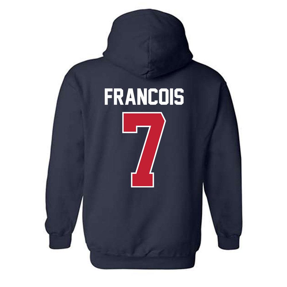 Arizona - NCAA Men's Basketball : Jackson Francois - Sports Shersey Hooded Sweatshirt-1