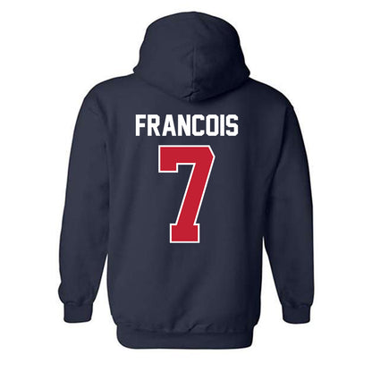 Arizona - NCAA Men's Basketball : Jackson Francois - Sports Shersey Hooded Sweatshirt-1