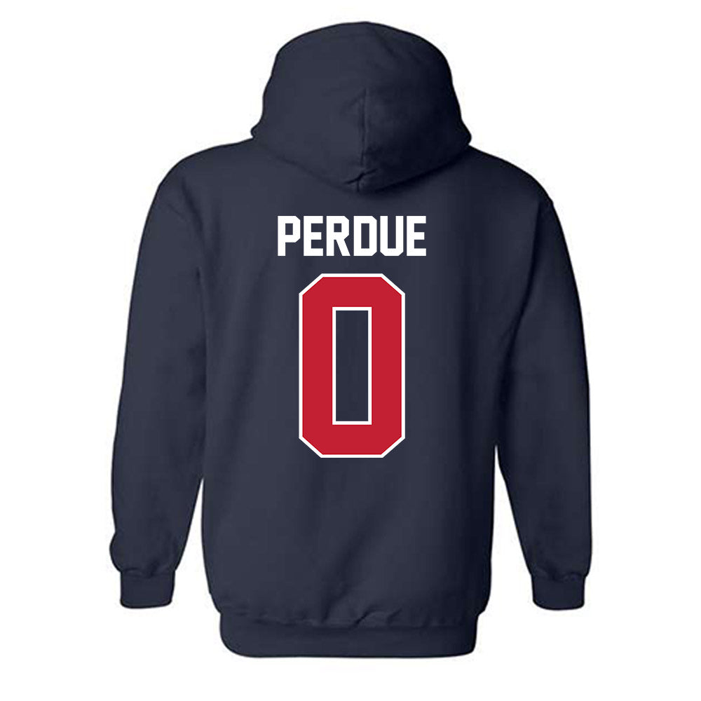 Arizona - NCAA Women's Basketball : Mickayla Perdue - Sports Shersey Hooded Sweatshirt-1