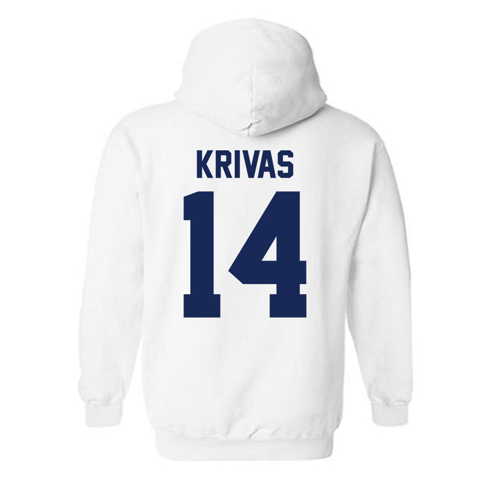 Arizona - NCAA Men's Basketball : Motiejus Krivas - Sports Shersey Hooded Sweatshirt-1