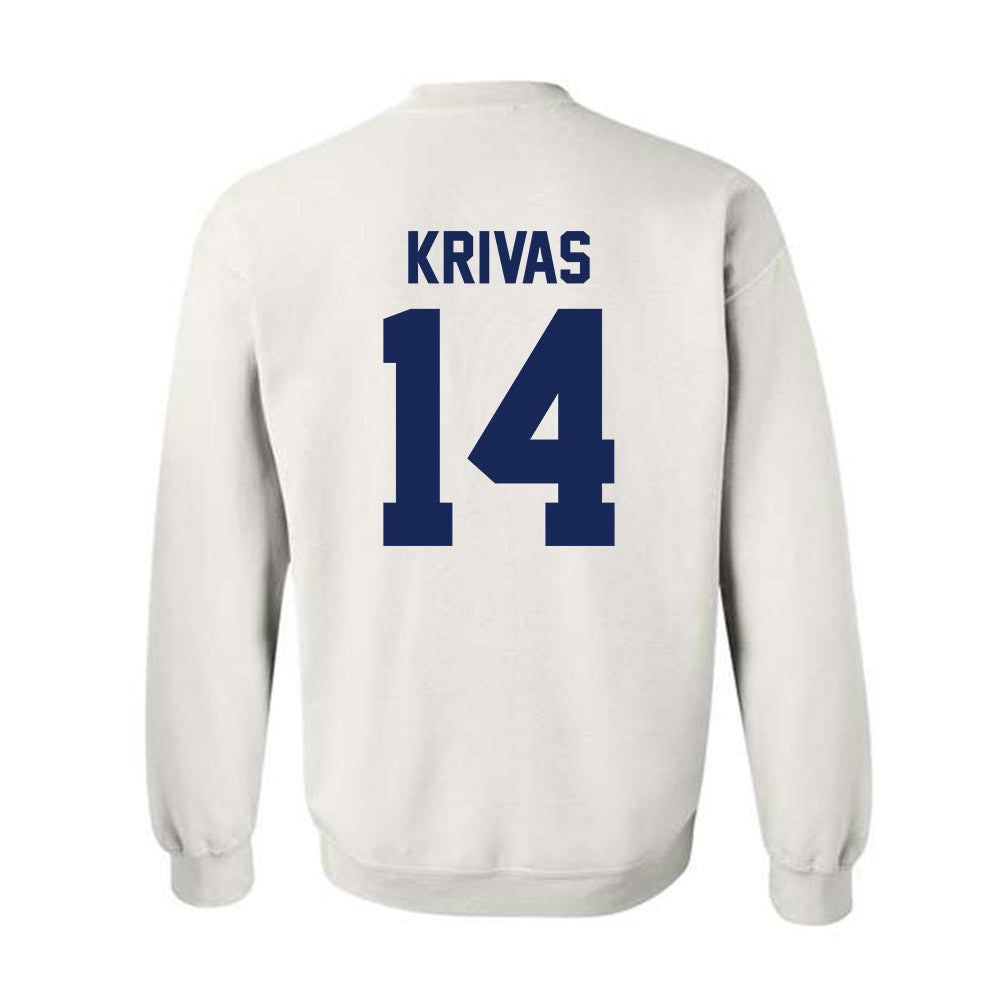 Arizona - NCAA Men's Basketball : Motiejus Krivas - Sports Shersey Crewneck Sweatshirt-1