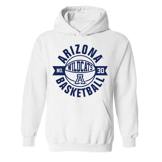 Arizona - NCAA Men's Basketball : Tobe Awaka - Sports Shersey Hooded Sweatshirt-0