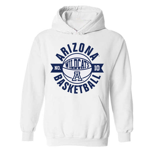Arizona - NCAA Men's Basketball : Koa Peat - Sports Shersey Hooded Sweatshirt-0