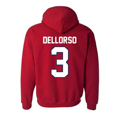 Arizona - NCAA Men's Basketball : Anthony DellOrso - Sports Shersey Hooded Sweatshirt-1