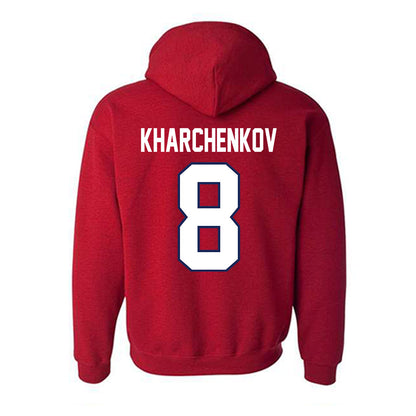 Arizona - NCAA Men's Basketball : Ivan Kharchenkov - Sports Shersey Hooded Sweatshirt-1