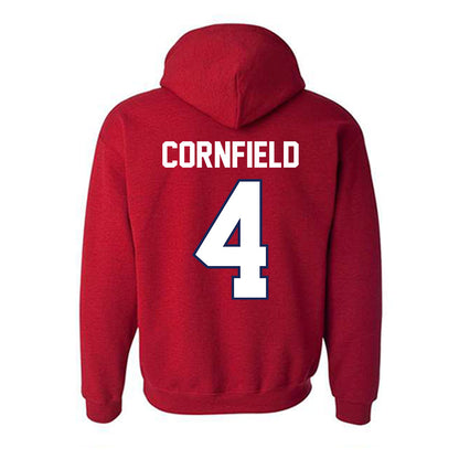 Arizona - NCAA Women's Basketball : Noelani Cornfield - Sports Shersey Hooded Sweatshirt-1