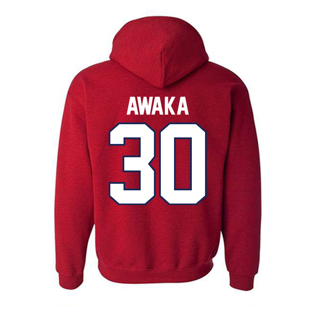 Arizona - NCAA Men's Basketball : Tobe Awaka - Sports Shersey Hooded Sweatshirt-1