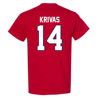 Arizona - NCAA Men's Basketball : Motiejus Krivas - Sports Shersey T-Shirt-1