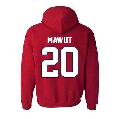 Arizona - NCAA Men's Basketball : Mabil Mawut - Sports Shersey Hooded Sweatshirt-1