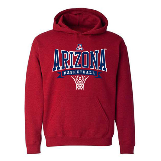 Arizona - NCAA Men's Basketball : Jackson Francois - Sports Shersey Hooded Sweatshirt-0