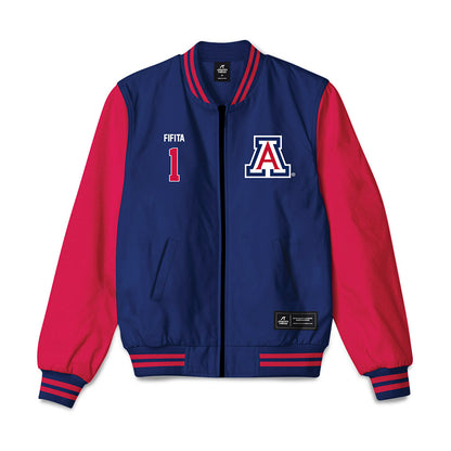 Arizona - NCAA Football : Noah Fifita - Bomber Jacket-0