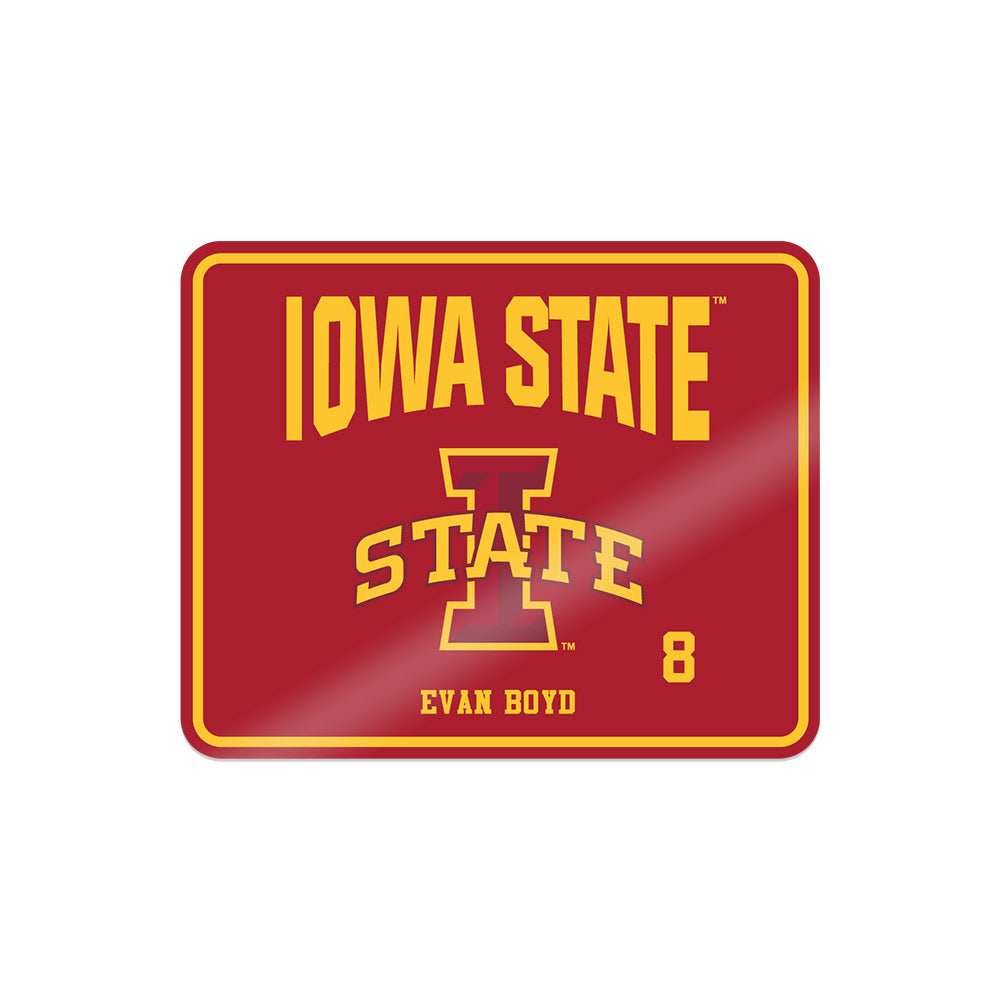Iowa State - NCAA Football : Evan Boyd - Sticker-0