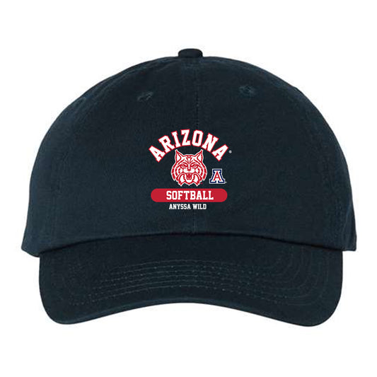 Arizona - NCAA Softball : Anyssa Wild - Dad Hat-0