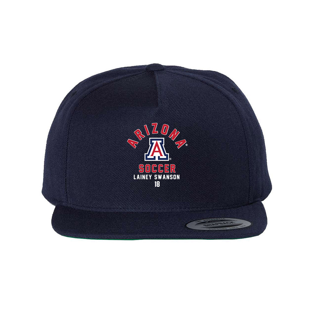 Arizona - NCAA Women's Soccer : Lainey Swanson - Snapback Hat-0