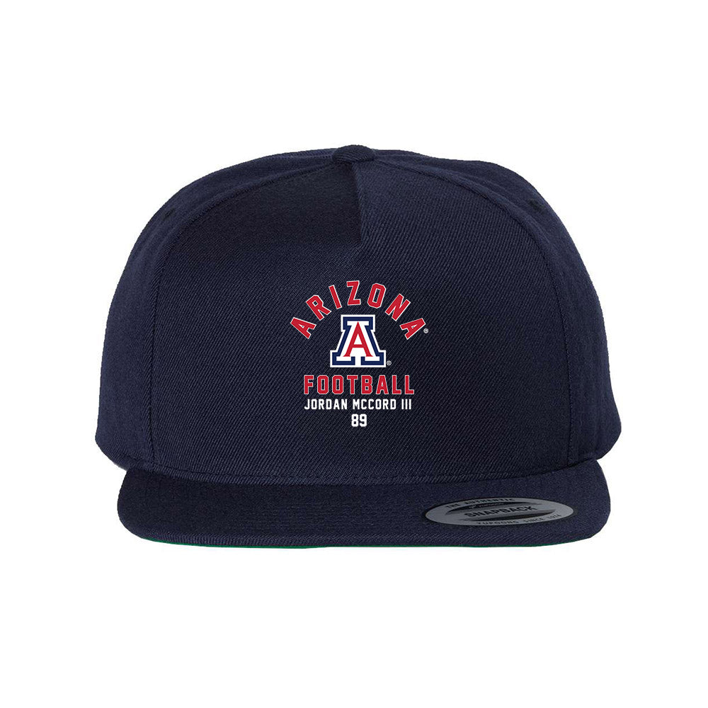 Arizona - NCAA Football : Jordan McCord III - Snapback Hat-0