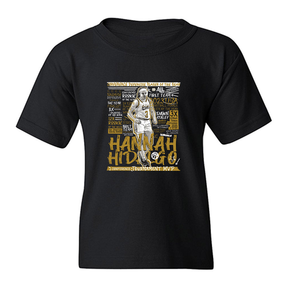 Notre Dame - NCAA Women's Basketball : Hannah Hidalgo - Youth T-Shirt-0