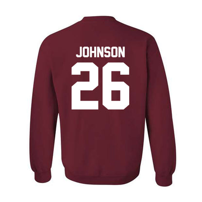 Alabama - NCAA Baseball : Zack Johnson - Classic Shersey Crewneck Sweatshirt-1