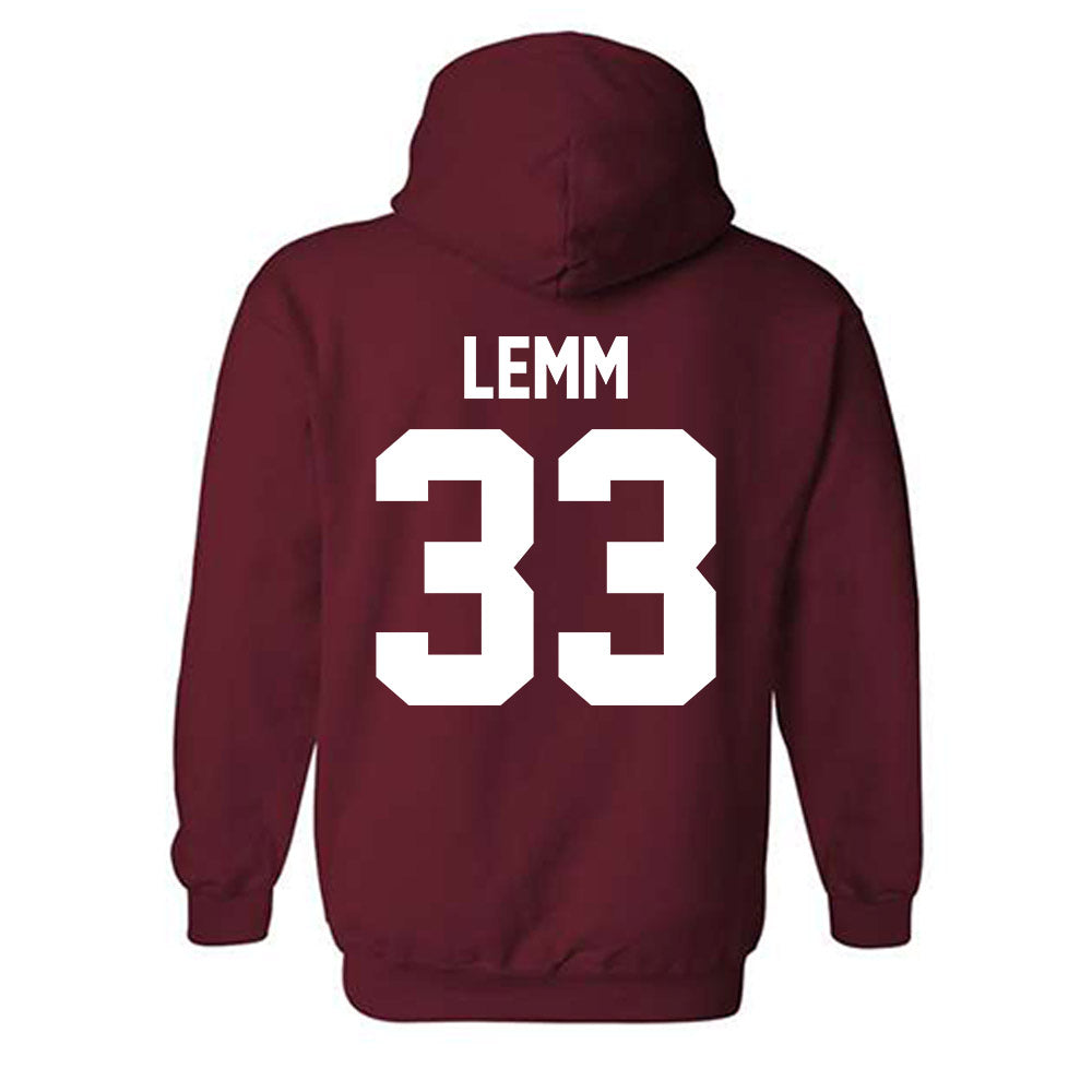 Alabama - NCAA Baseball : John Lemm - Classic Shersey Hooded Sweatshirt-1