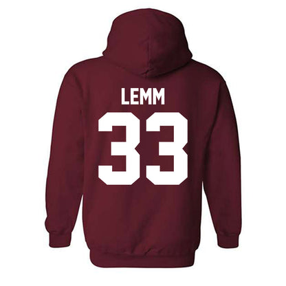 Alabama - NCAA Baseball : John Lemm - Classic Shersey Hooded Sweatshirt-1