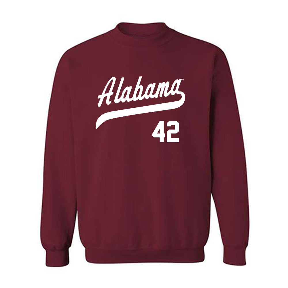 Alabama - NCAA Baseball : Eric Hines - Classic Shersey Crewneck Sweatshirt-0