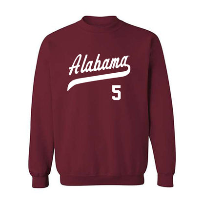 Alabama - NCAA Baseball : Sam Christiansen - Classic Shersey Crewneck Sweatshirt-0