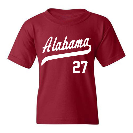Alabama - NCAA Baseball : Luke Smyers - Classic Shersey Youth T-Shirt-0