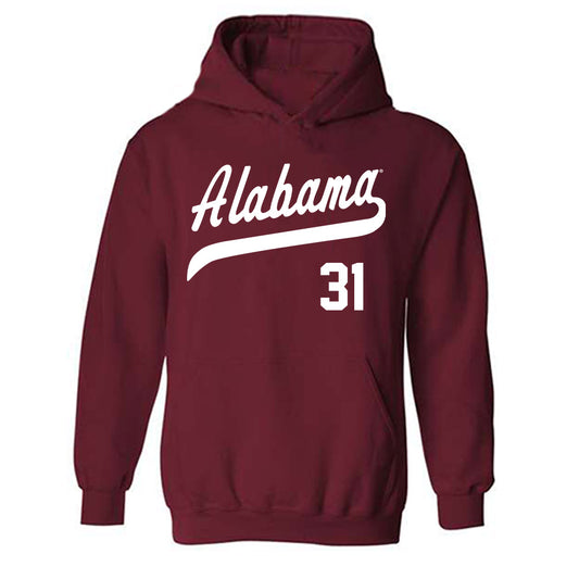 Alabama - NCAA Baseball : Jon Young Jr. - Classic Shersey Hooded Sweatshirt-0