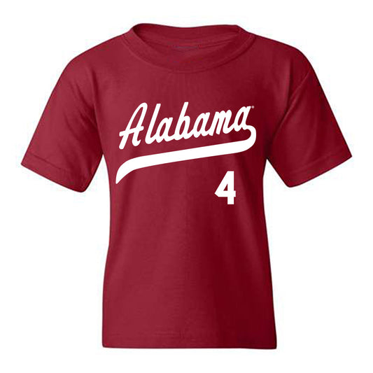 Alabama - NCAA Softball : Jena Young - Classic Shersey Youth T-Shirt-0