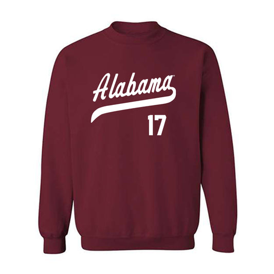 Alabama - NCAA Baseball : Logen Devenport - Classic Shersey Crewneck Sweatshirt-0