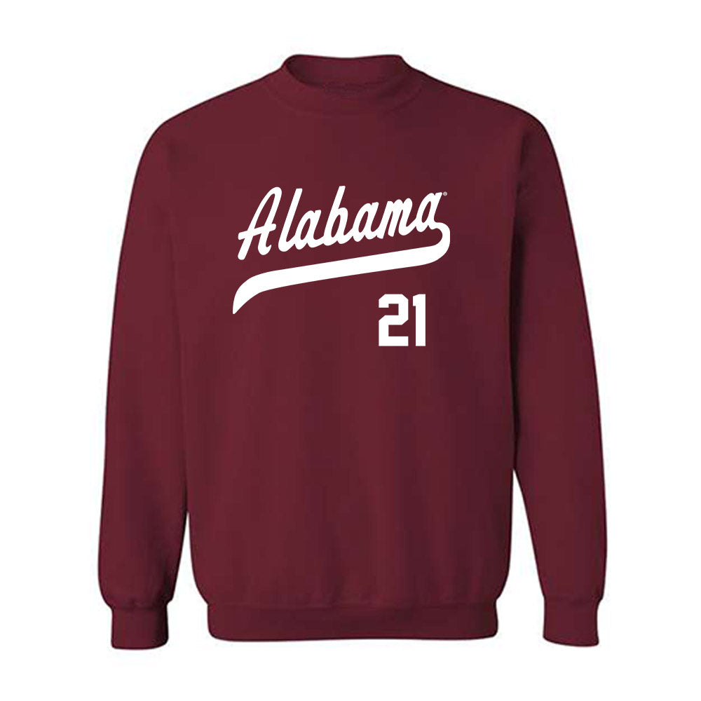 Alabama - NCAA Baseball : Andrew Purdy - Classic Shersey Crewneck Sweatshirt-0