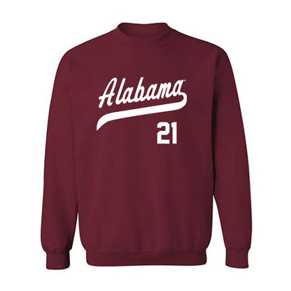 Alabama - NCAA Baseball : Andrew Purdy - Classic Shersey Crewneck Sweatshirt-0