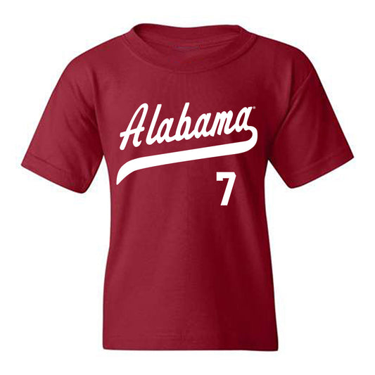 Alabama - NCAA Softball : Holly Beth Brooks - Classic Shersey Youth T-Shirt-0