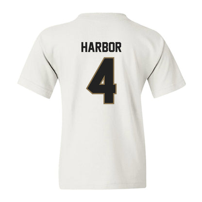 Texas State - NCAA Women's Basketball : Myla Harbor - Youth T-Shirt-1