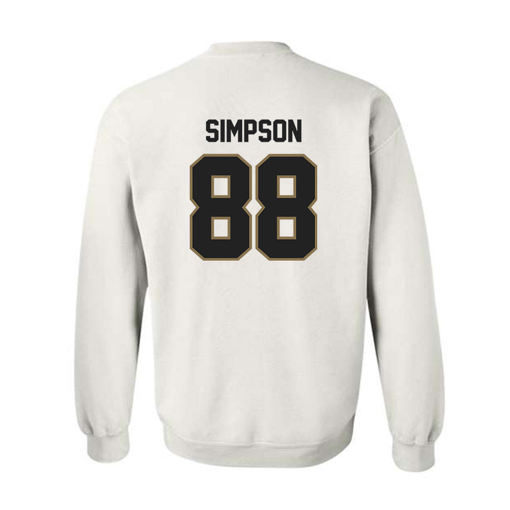 Texas State - NCAA Football : Jake Simpson - Classic Shersey Crewneck Sweatshirt-1