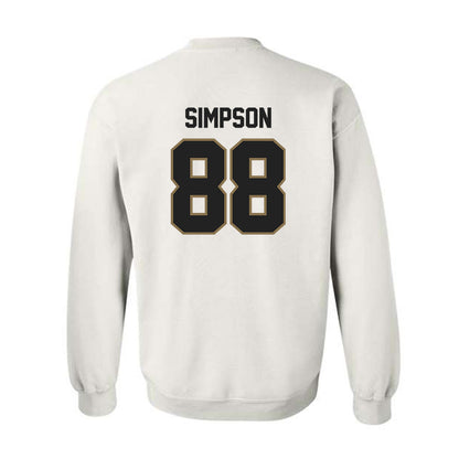 Texas State - NCAA Football : Jake Simpson - Classic Shersey Crewneck Sweatshirt-1