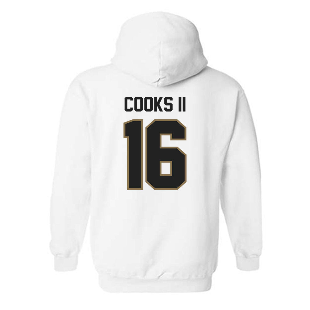 Texas State - NCAA Football : Terrence Cooks II - Classic Shersey Hooded Sweatshirt-1