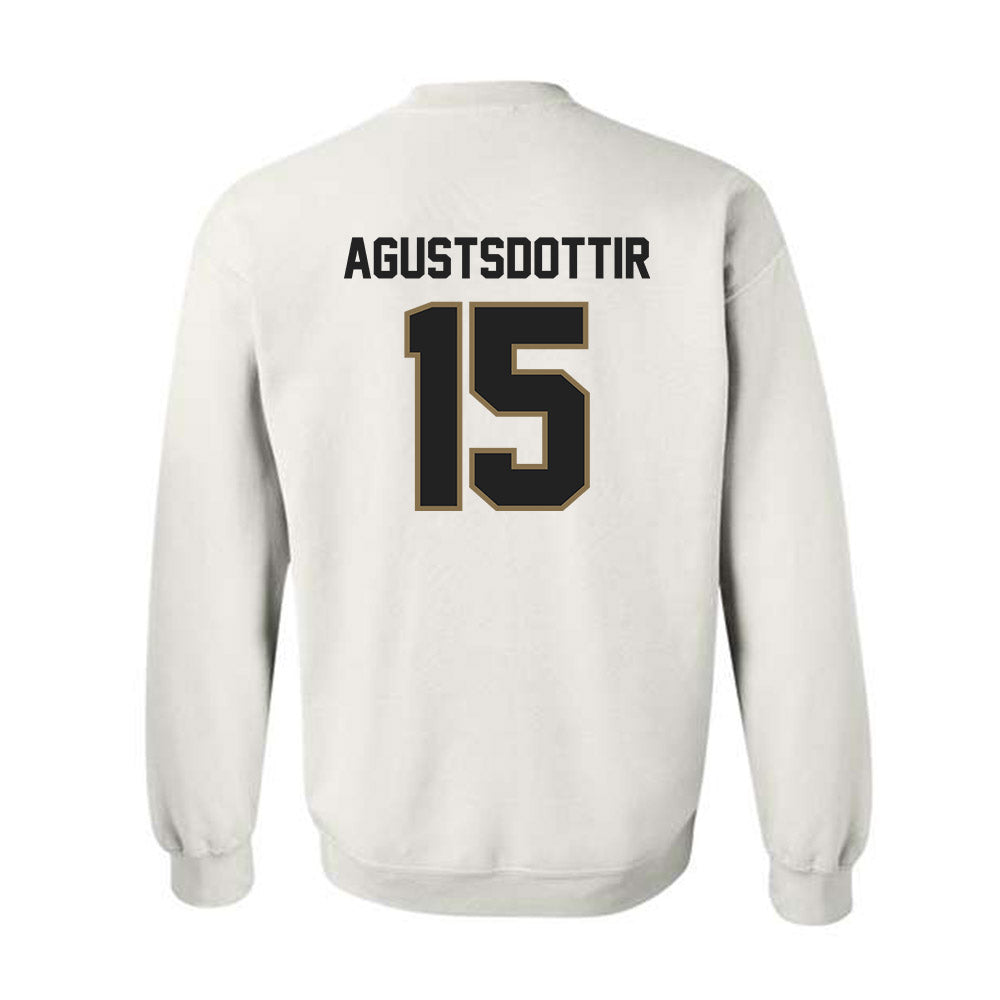 Texas State - NCAA Women's Soccer : Katrin Agustsdottir - Crewneck Sweatshirt-1