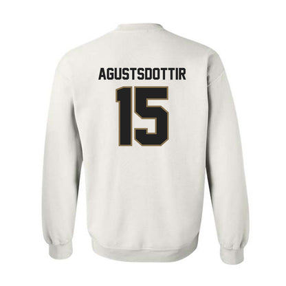 Texas State - NCAA Women's Soccer : Katrin Agustsdottir - Crewneck Sweatshirt-1