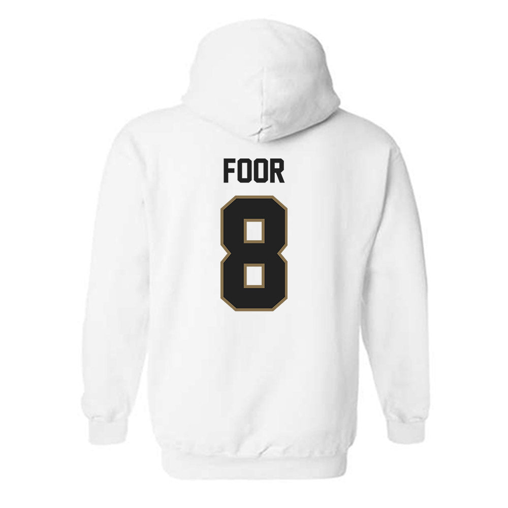Texas State - NCAA Baseball : Daylen Foor - Classic Shersey Hooded Sweatshirt-1