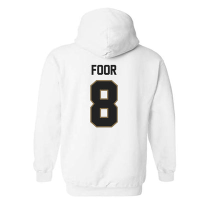Texas State - NCAA Baseball : Daylen Foor - Classic Shersey Hooded Sweatshirt-1