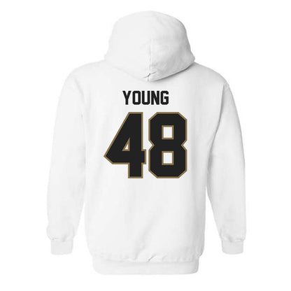 Texas State - NCAA Football : Braylon Young - Classic Shersey Hooded Sweatshirt-1